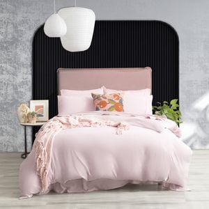 Ddecor Home Ultra Plush Microfiber Queen Quilt Cover Set VNT Washed Lilac