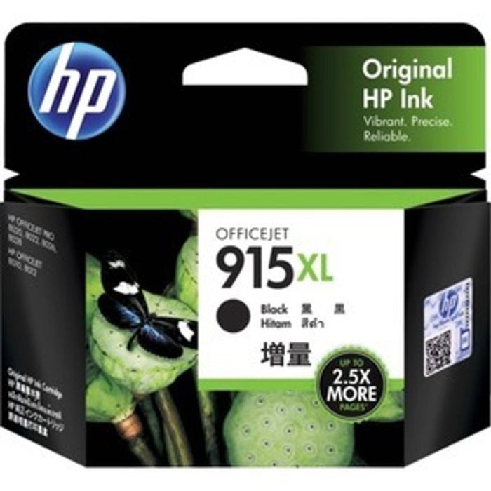 Hp 915xl Original High Yield Inkjet Ink Cartridge - Black Pack - 825 Pages