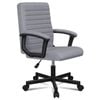 ALFORDSON Desk Chair Office Mid Back Fabric Grey