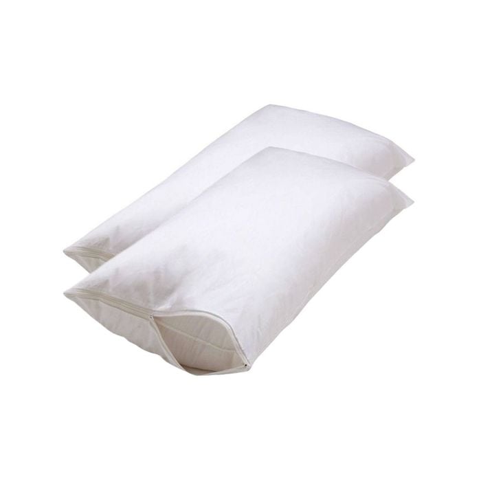 Bloomington Set of 2 Stain Resistant Pillow Protectors King 50 x 90 cm