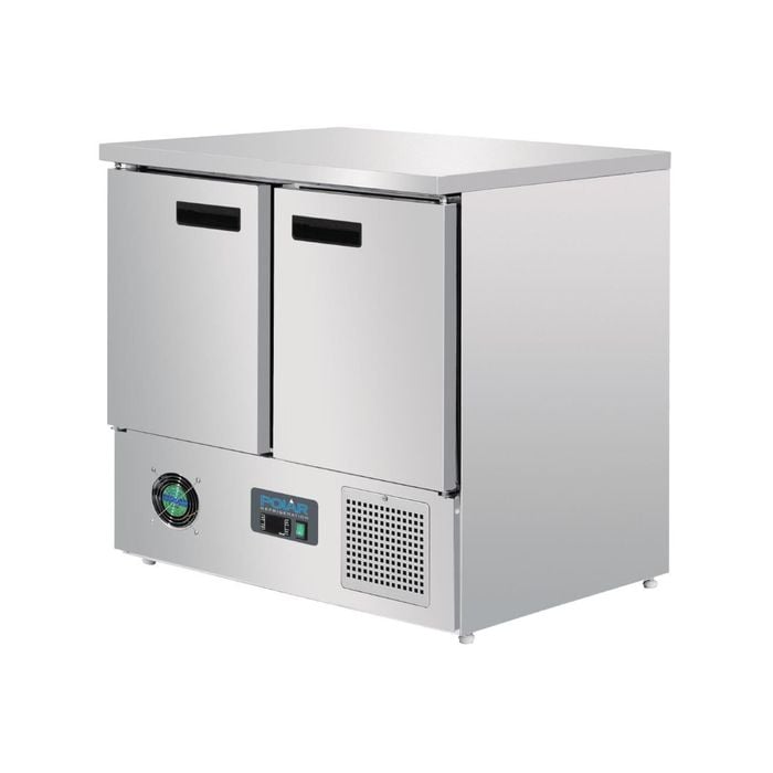 Polar G-series Double Door Counter Fridge 240ltr - Under Bench Fridges (u636-a)