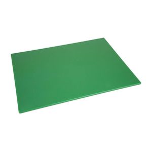 Hygiplas Chopping Board Low Density Green 600x450x10mm Commercial Kitchen Food Prep