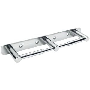 Bradley Australia Double Toilet Roll Holder With Backplate
