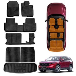 3D Floor Mats Boot Liner for Honda CRV CR-V 7 Seats 2023-Onwards TPE Cargo Car Trunk Luggage Tray