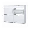 Oikiture Shoe Rack Shoe Storage Cabinet Cupboard Organiser Shelf 36 Pairs White