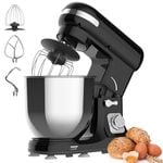 Advwin 1400w 6.5l Electric Stand Mixer Black