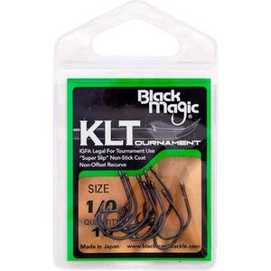 Black Magic KLT Teflon Coated Fishing Hook Small Pack 1/0