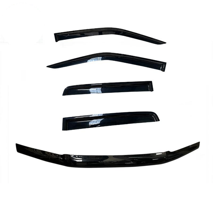 Bonnet Protector &amp; Weathershields for Nissan Navara D40 Dual Cab 2005-2012