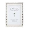 LVD Deluxe Silver Plated Iron 5x7 Photo Frame Home Decor 19x14x1.5cm
