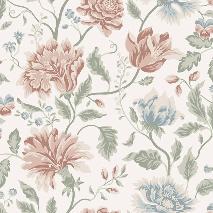 Wallpaper Trader Annabelle Wallpaper Roll 10.05m X 53cm, Burnt Orange