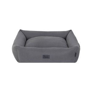 Baxter Bone Grey Sofa Style Fabric Bolster Bed - Large