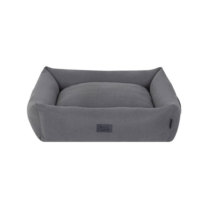Baxter Bone Grey Sofa Style Fabric Bolster Bed - Large