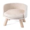 Costway Small Dog Cat Sofa Bed Elevated Pet Lounge Couch W/padded Cushion