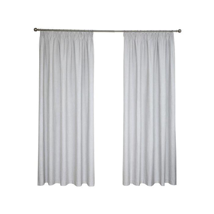 Windoware 240 x 223cm Cloud Hayman Pencil Pleat Blockout Curtain - 2 Pack