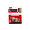 Prestige 65mm Nickel Plated Semi Concealed 601 Pattern Cabinet Hinge - 2 Pack