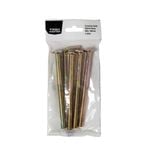 Taskmaster Brass M8 x 100mm Connector Bolt - 4 Pack
