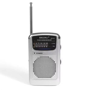 Full Band Portable Mini Pocket Radio Silver