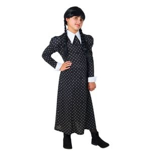 Wednesday Wednesday Deluxe Netflix Costume Dress Up Party/Halloween Size 8-10