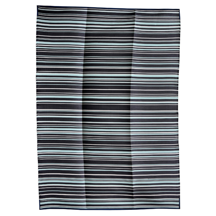 Fab Habitat 270x360cm Multicolour Zenith Stripes Foldable Waterproof Large Anti Slip Camping Mat