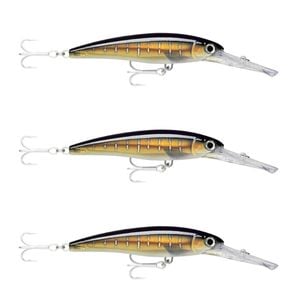 3x Rapala 16cm X Rap Magnum 30 Deep Diving Trolling Lures - HD Sailfish UV