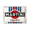 Nostalgic-art Martini L'aperitivo Racing Stripes 30x40cm Large Tin Sign Plaque