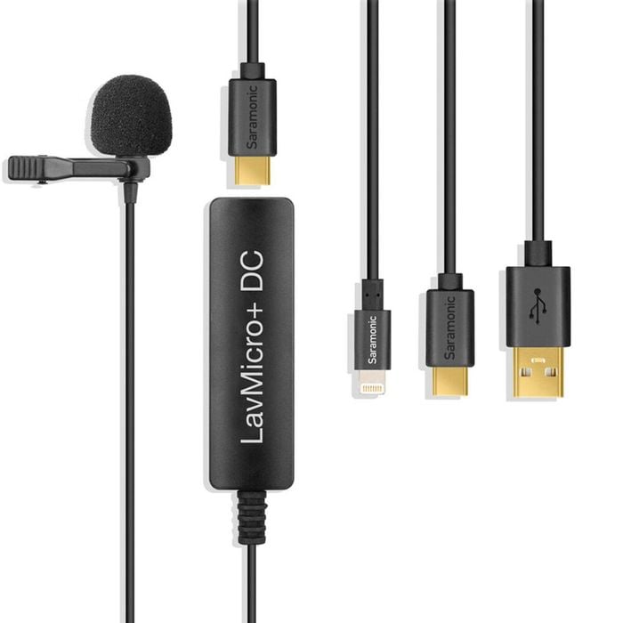 Saramonic Lavalier Microphone For Android/iPhone Devices Black