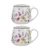 2x 3pc Ashdene Garden Soiree Tea Infuser Bone China Set Floral Design