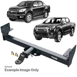Tag Heavy Duty Towbar & Direct Fit Wiring For Holden Rodeo Ra Series No Rear Step (02/2003 - 07/2008)