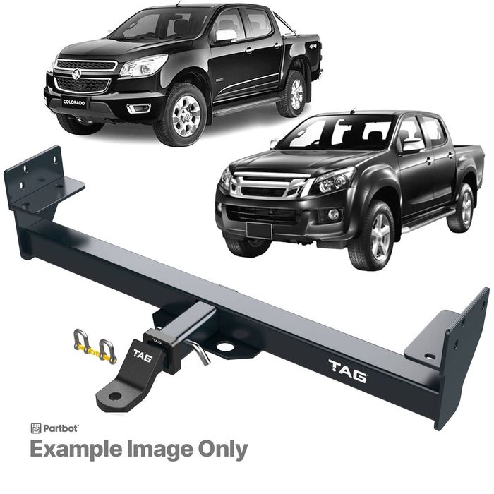 Tag Heavy Duty Towbar & Direct Fit Wiring For Holden Rodeo Ra Series No Rear Step (02/2003 - 07/2008)