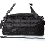 Granite Gear Foldable Duffle Bag With Backpack Straps Crossbody Camping Bag G3011 Black