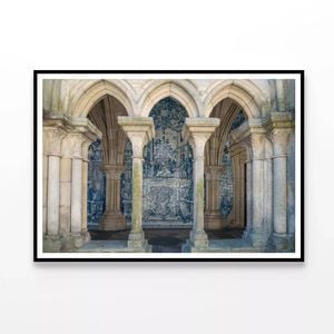 Building with Pillars  Print 100% Australian Made 90x60cm  (Poster)