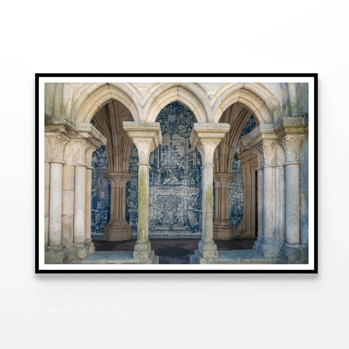 Building with Pillars  Print 100% Australian Made 90x60cm  (Poster)
