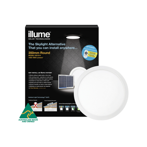 Illume 350mm Round Flush Mount Skylight Alternative