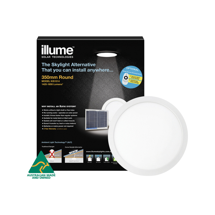Illume 350mm Round Flush Mount Skylight Alternative