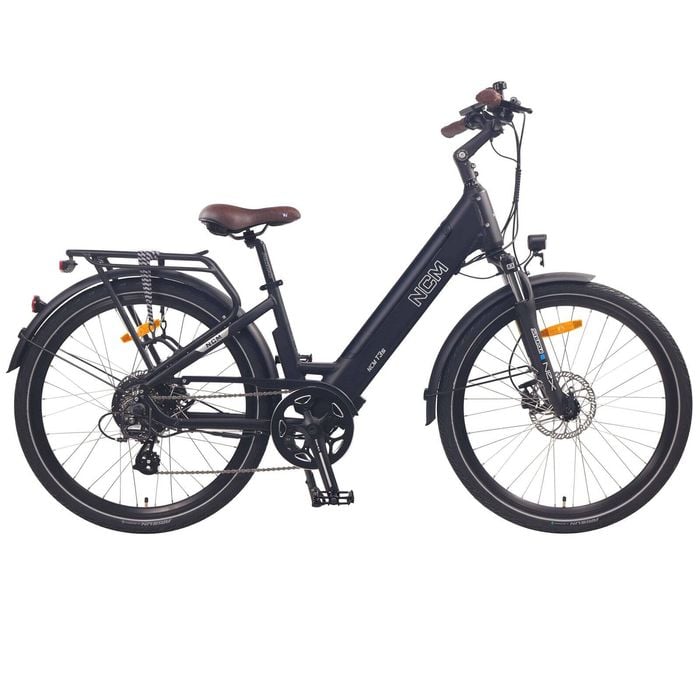 Ncm T3s Step-thru Trekking E-bike, 250w, 48v 12ah 576wh Battery, Hydraulic Brake [matt Black 26"]