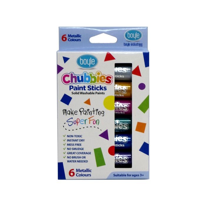 Boyle Chubbies Metallic - 6 Pieces