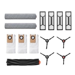 iDeer life 14 Pack Replacement Parts Kit for eufy S1 Pro, 1 Main Brush, 2 Roller Mop, 4 Side Brush, 4 HEPA Filter, 3 Dust Bag