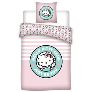 Hello Kitty Just Be You Polycotton Quilt Cover Set - Single Bed Size