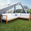 Mimosa Santo Timber Corner Setting with Cushion