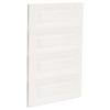 Kaboodle 450mm Gloss White Heritage 4 Drawer Panels