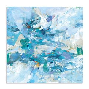 Artey | Exuding Summer Blue - Stretched Canvas - Stretched Canvas - 84 x 84cm