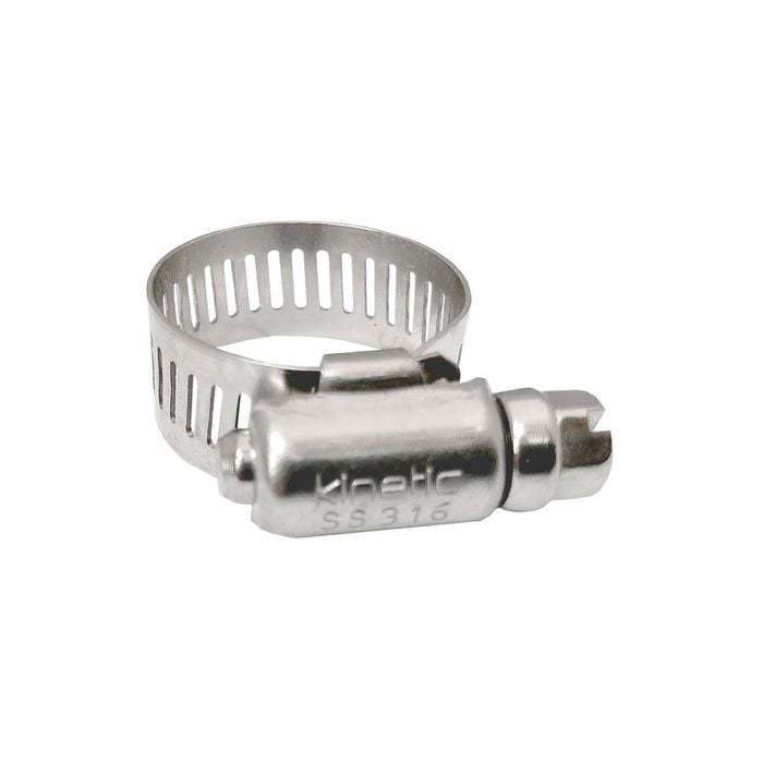 Kinetic 11-25mm 316 Stainless Steel Hose Clamp