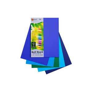 Quill Cardboard A4 (50pk) (Cold Colors)