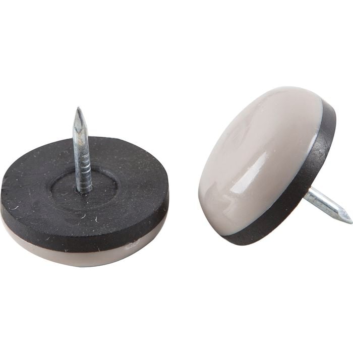 Surface Gard 22mm Round Nail On Slide Glides - 8 Pack