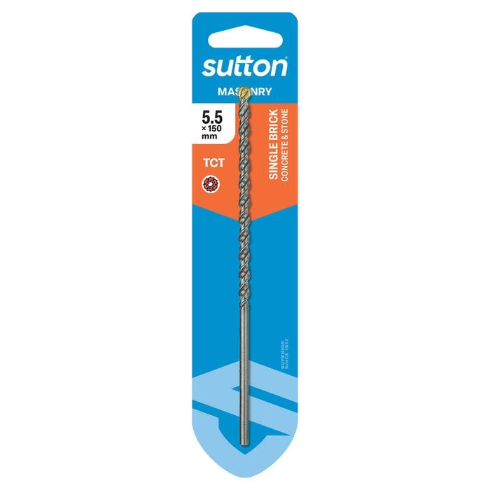 Sutton Tools 5.5 x 150mm SB TCT Masonry Drill Bit