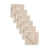 6PK Bambury Elvire 600gsm Soft Absorbent Cotton Face Washer 33x33cm Neutrals