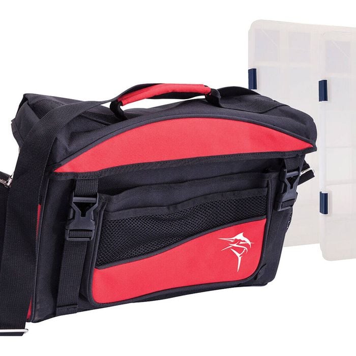 Jarvis Walker 87027 Lure Bag 3 Box - Black & Red Red