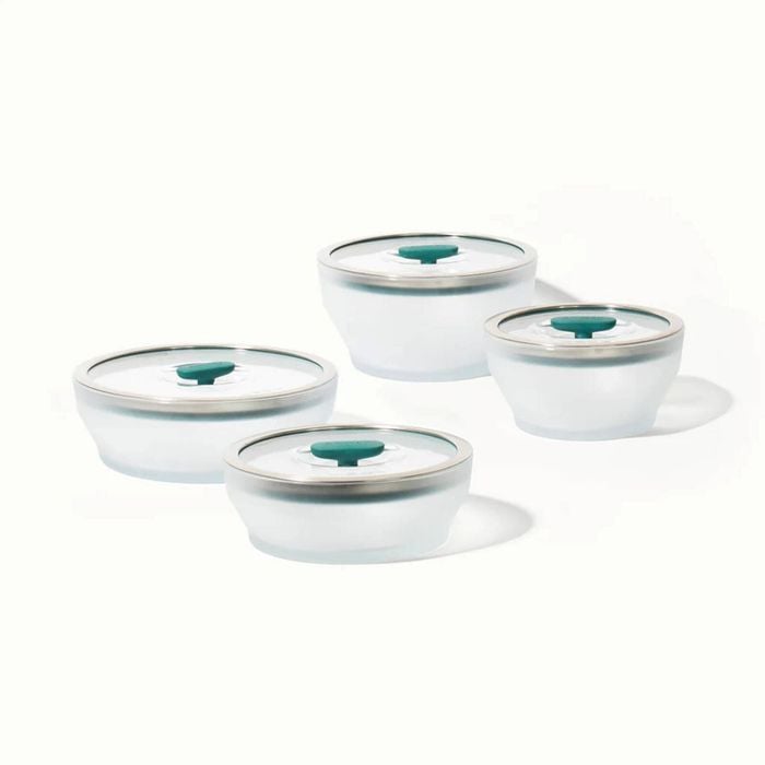 Anyday The Everyday Set | Kale | Glass Microwave Steamer