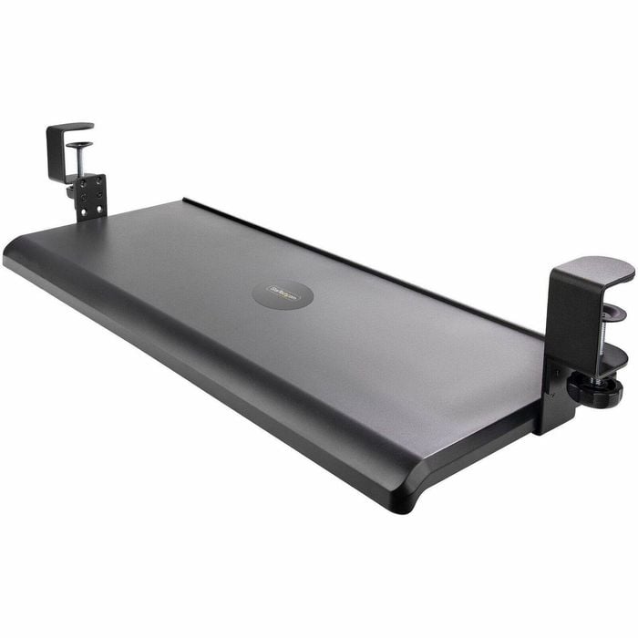 Startech Under Desk Keyboard Tray - Clamp-on, Height Adjustable, Holds Up To 12kg/26.5lb