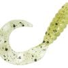 8 Pack of Zman 2.5 Inch Grubz Soft Plastic Lures -  Chartreuse Sparkle